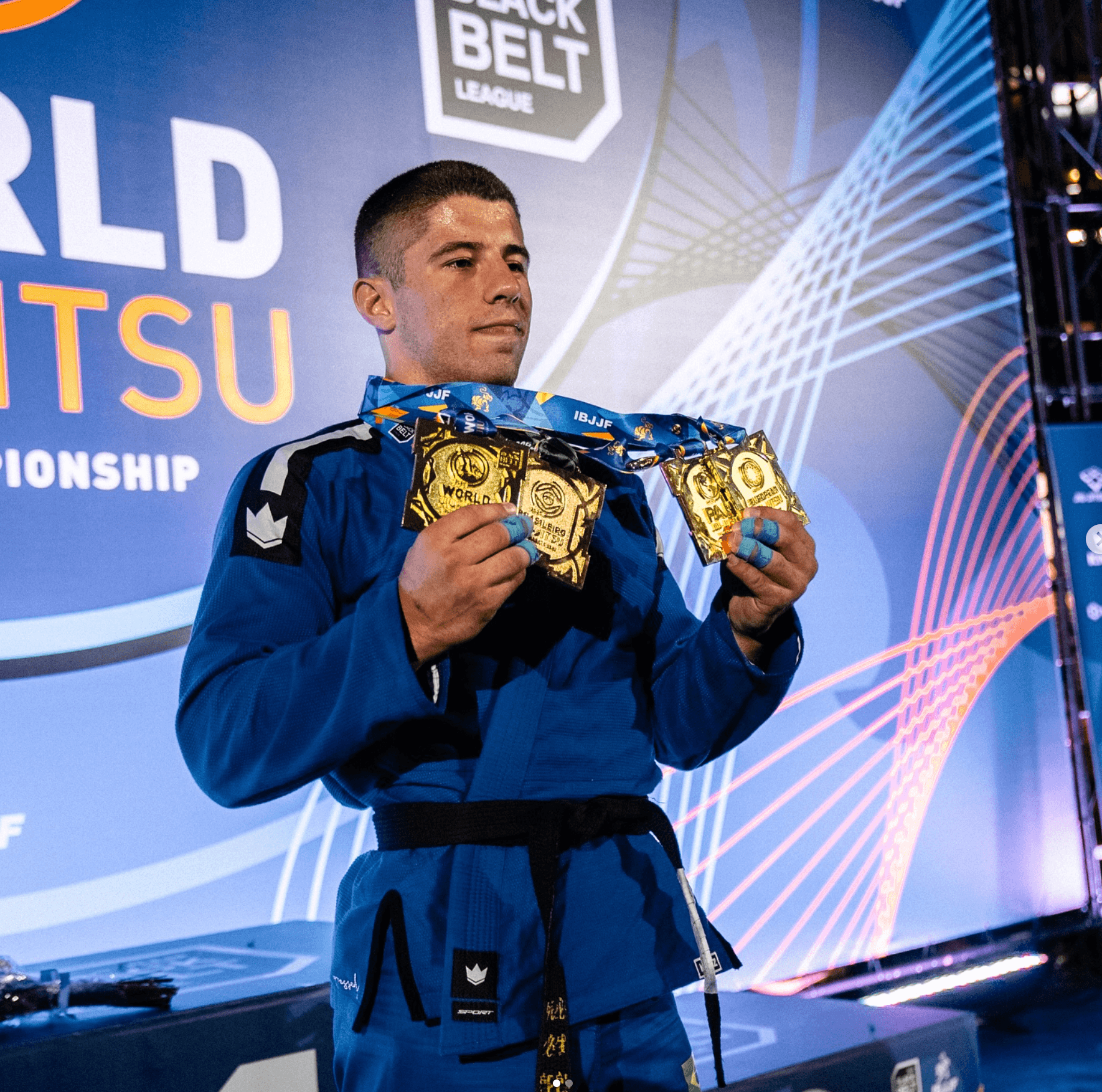 Tainan Dalpra: six minutes of mat time and a fourth world title