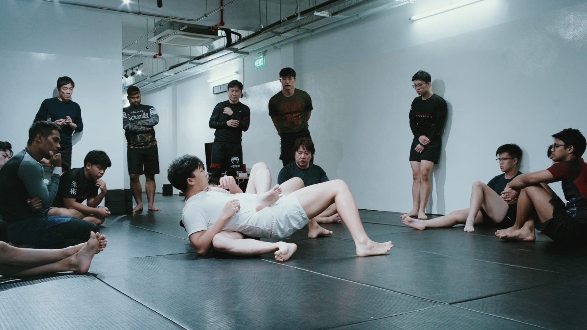 Illustrative technical class at Brazilian Jiu Jitsu Singapore