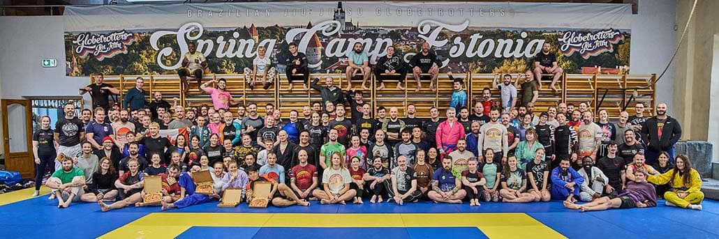 Training on crowded BJJ mats takes a different kind of awareness