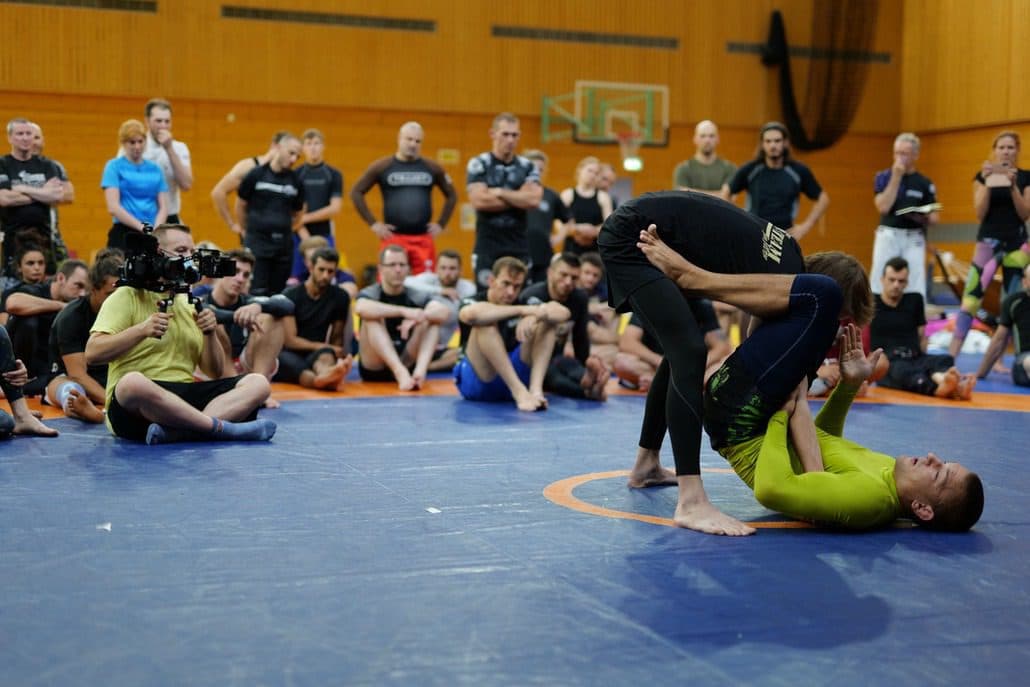 Being the demonstration partner in BJJ is a skill