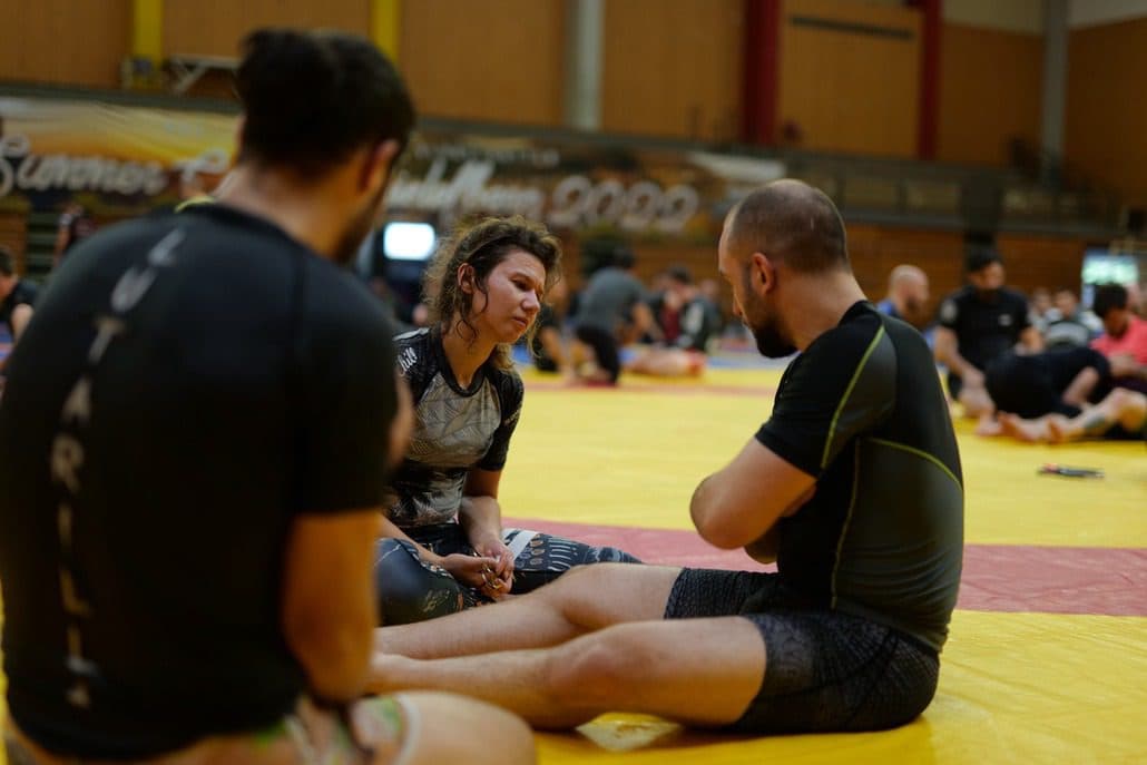 When a BJJ round needs a reset, agree on what restarts