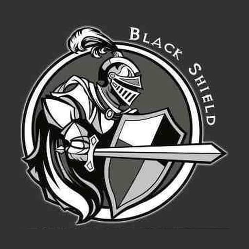 Black Shield Centro de Treinamento escola de artes marciais. logo