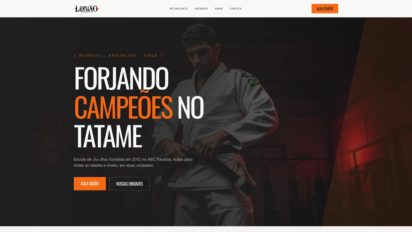 Imagem de destaque da Escola de Jiu Jitsu Legião (Unidade Santo André) - Ryan Gracie Team, academia de jiu-jitsu em Santo André