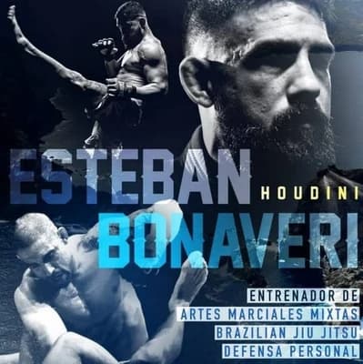 Maestro Esteban Houdini Bonaveri MMA, jiu-jitsu, boxeo, kick boxing logo