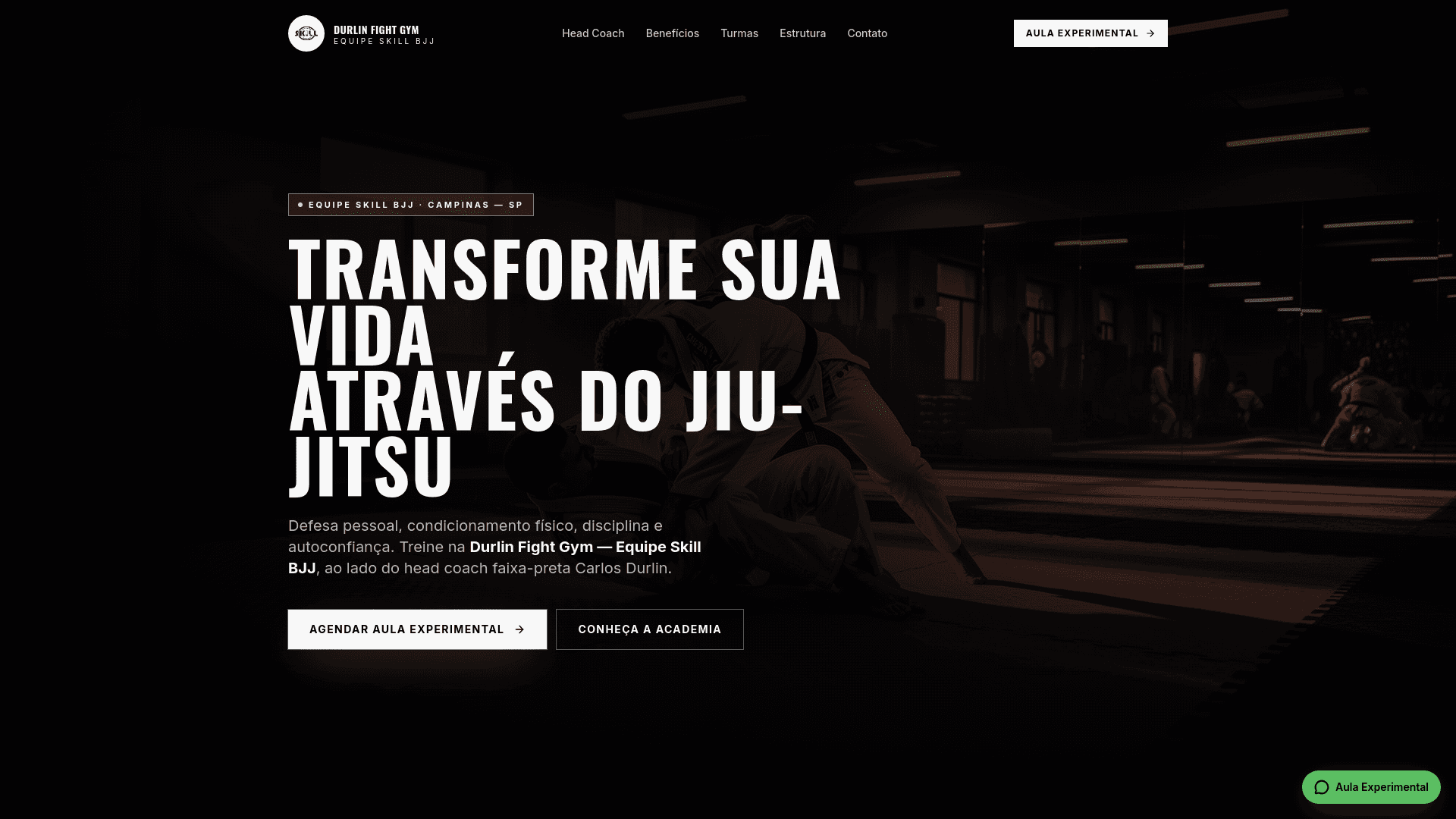 Logo da ESCOLA DE JIU-JÍTSU E MUSCULAÇÃO - DURLIN FIGHT GYM - SKILL BJJ, academia de jiu-jitsu em Campinas