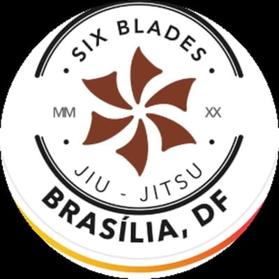 Logo da Six Blades jiu jitsu Brasilia ESCOLA DE ARTES MARCIAIS GUARÁ, academia de jiu-jitsu em Brasília