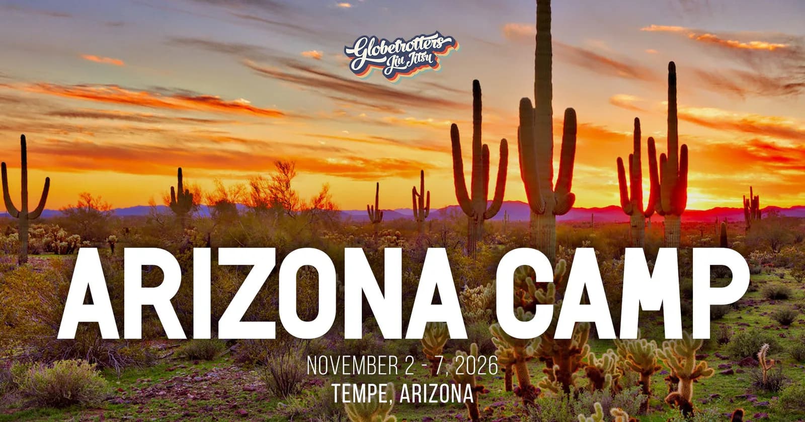 BJJ Globetrotters Arizona Camp 2026 flyer