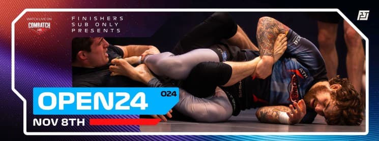 Finishers Open 24 event flyer for the no-gi tournament in Bethlehem