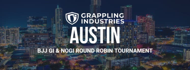 Grappling Industries AUSTIN tournament flyer