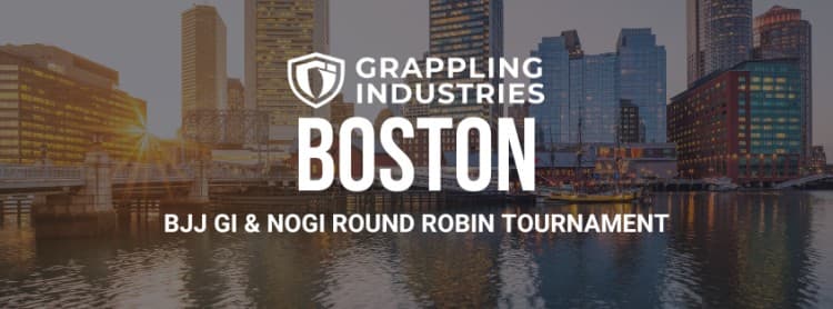 Grappling Industries BOSTON tournament flyer