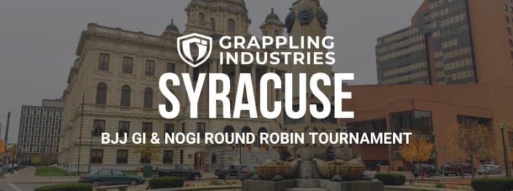Grappling Industries SYRACUSE tournament flyer