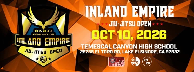 Inland Empire Jiu Jitsu Open 2026 flyer