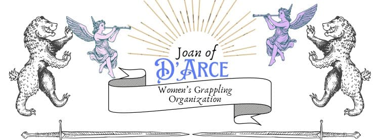 Joan of D'Arce Women's Grappling Organization logo