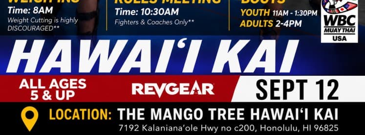 MDL HAWAII KAI SEPT 2026 flyer