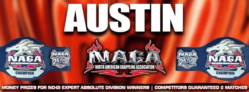 NAGA Austin Grappling Championship flyer