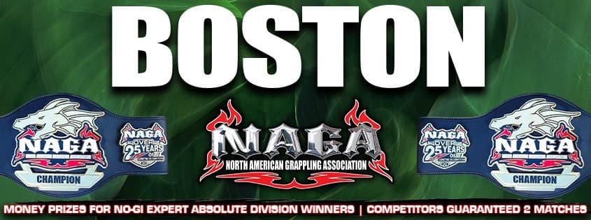 NAGA Boston Grappling Championship flyer