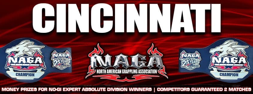 NAGA Cincinnati Grappling Championship flyer