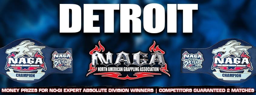 NAGA Detroit Grappling Championship flyer