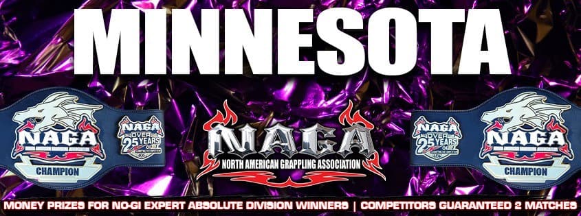 NAGA Minnesota Grappling Championship flyer