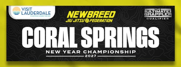 Newbreed Coral Springs New Year Championship 2027 event flyer