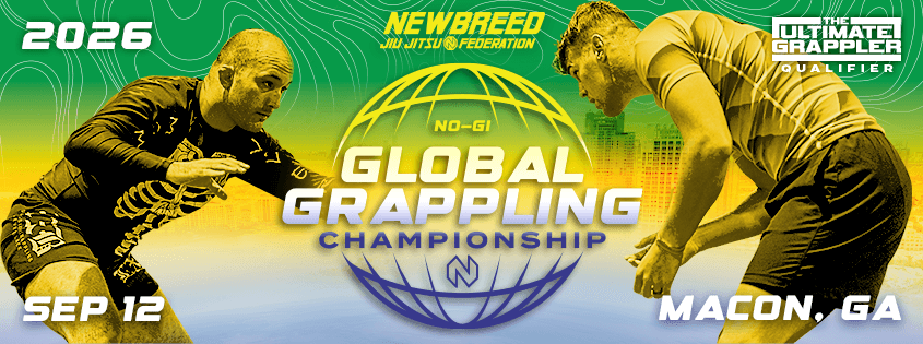 NEWBREED GLOBAL GRAPPLING CHAMPIONSHIP MACON GA 2026 flyer