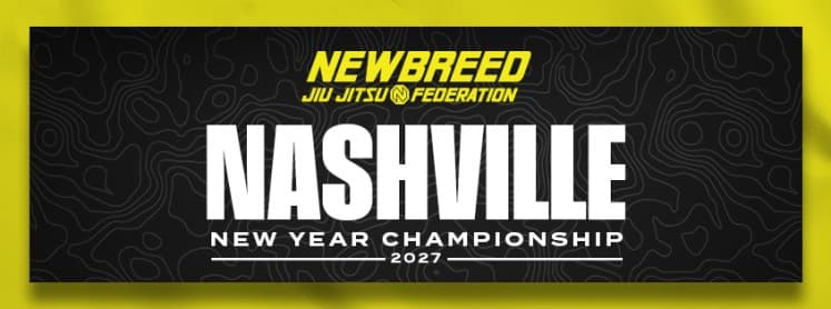 Event flyer for the NEWBREED Nashville New Year Championship 2027