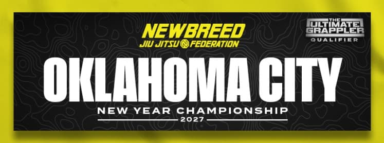 Event flyer for the NEWBREED Oklahoma City New Year Championship 2027