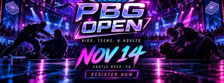 PBG Open Sub-Only tournament flyer for Castle Rock, CO event