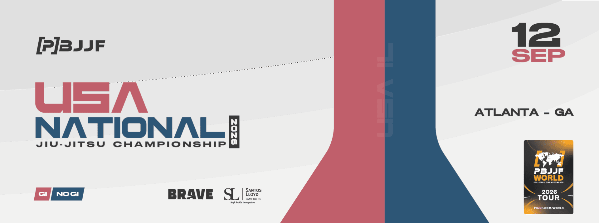 PBJJF USA National Jiu Jitsu Championship 2026 flyer