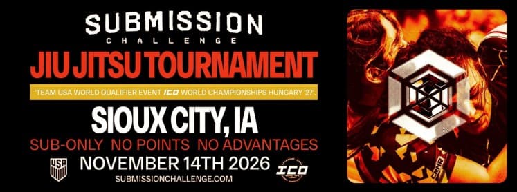 Submission Challenge Sioux City , IA Nov 14th 2026 flyer