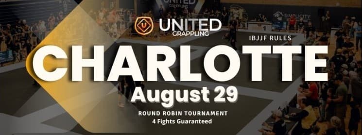 United Grappling Charlotte NC - August 29 flyer