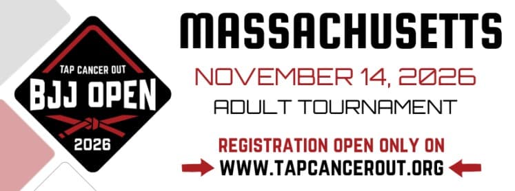 Tap Cancer Out 2026 Massachusetts BJJ Open - ADULTS flyer