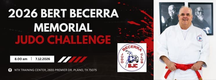 2026 Bert Becerra Memorial Judo Challenge flyer
