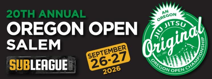 Oregon Open Jiu Jitsu Championship flyer