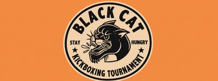 Black Cat Kickboxing logo