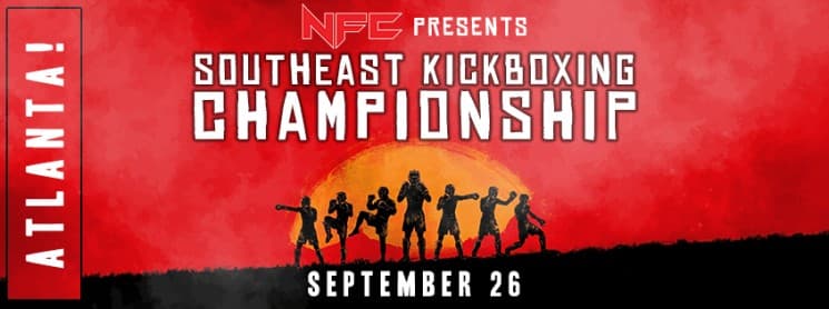 2nd Annual NFC Southeast Kickboxing Championship flyer