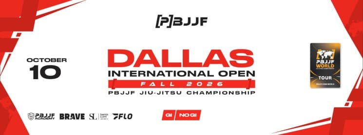 PBJJF Dallas Fall International Open 2026 flyer