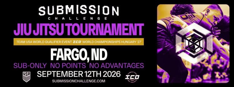 Submission Challenge Fargo, ND Sep 12th , 2026 flyer