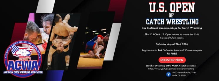 U.S. Open of Catch Wrestling flyer